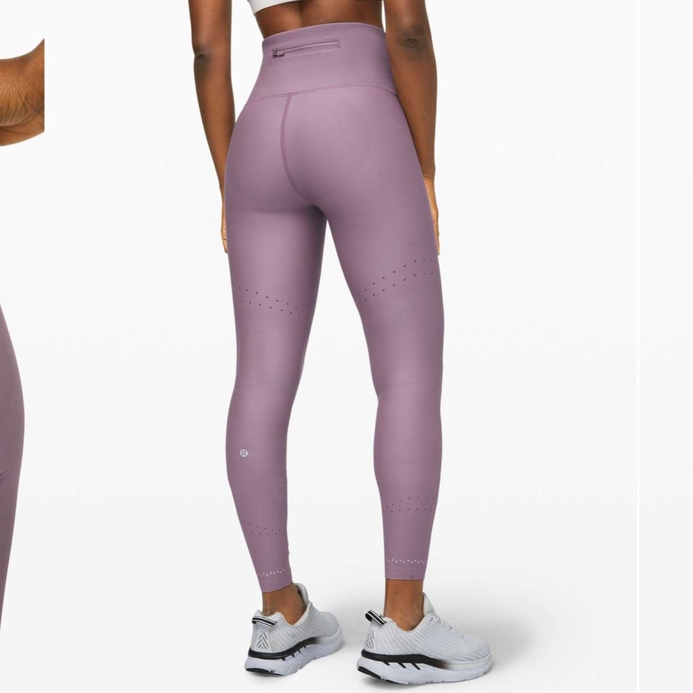 Lululemon Zoned In Tight *27" Frosted Mulberry